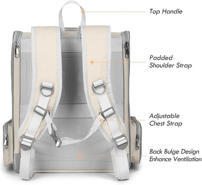 Cat Backpack Carrier, Large Pet Carrier Backpack - Image 3