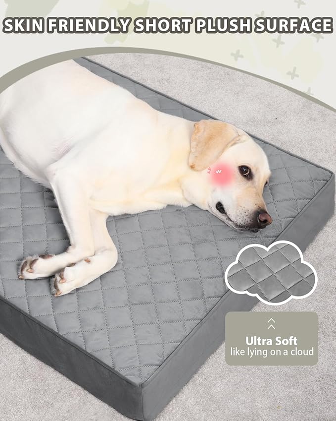 Orthopedic XL Dog Beds Large Sized Dog Waterproof Pet Bed - Image 2