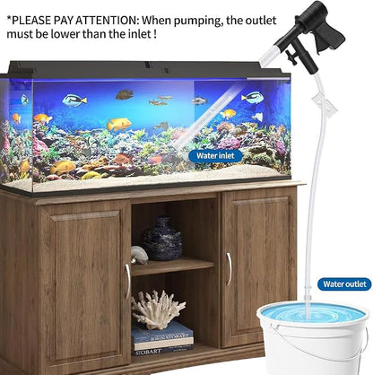 Aquarium Gravel Cleaner, Quick Water Changer, Gravel Vacuum - Image 6