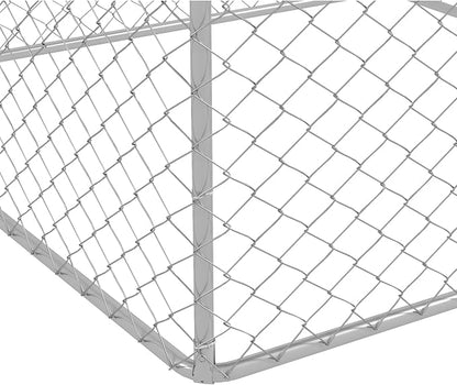 PawHut Outdoor Dog Kennel, Heavy Duty Dog Run Outdoor Fence - Image 9