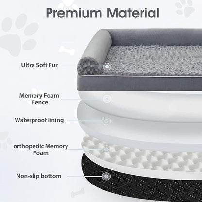 BFPETHOME Dog Beds for Large Dogs, Orthopedic Dog Bed for Medium Large Dogs - Image 7