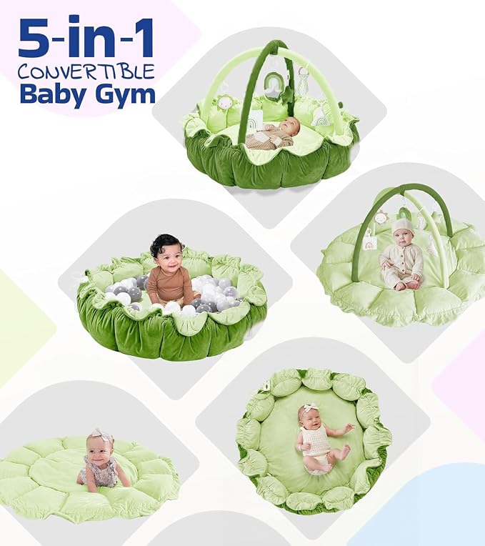 HAN-MM 5-in-1 Convertible Baby Play Gym - Image 2