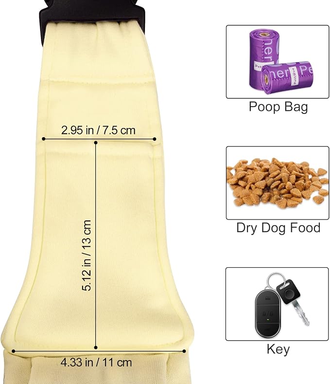 PETLOFT Reversible Dog Cat Sling Carrier, Small Dog Carrier, Adjustable Dog - Image 6