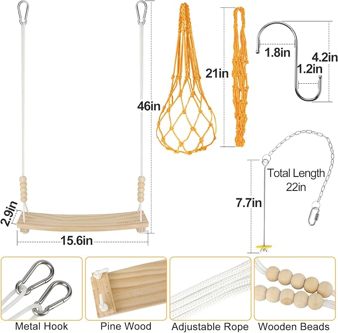 3PCS Chicken Toys for Coop Accessories, Chicken Swing, Vegetable Hanging Feeder - Image 2