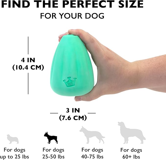 Chew King by Mammoth Premium Treat Dispensing Dog Toy, Durable Natural Rubber - Image 4