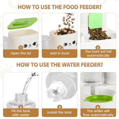 2-in-1 Gravity Pet Feeder & Water Dispenser - Image 6