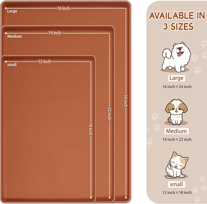 MateeyLife Silicone Cat & Dog Food Mat - Image 2