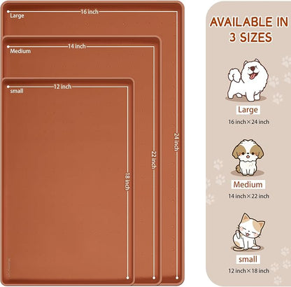 MateeyLife Silicone Cat & Dog Food Mat - Image 2