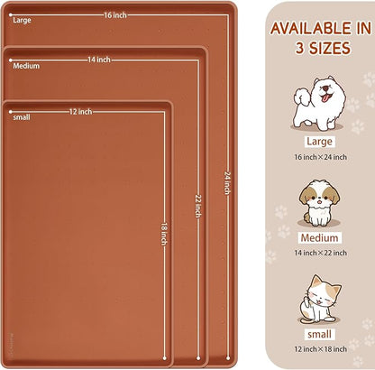 MateeyLife Silicone Cat & Dog Food Mat - Image 2