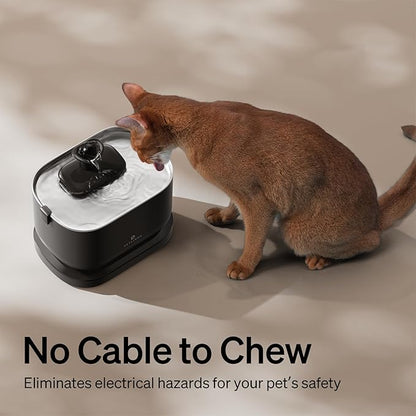 Bundle of PETLIBRO Cat Water Fountain, Cordless Pet Water Fountain Battery - Image 6