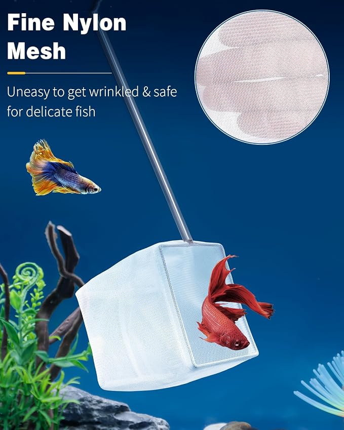 Pawfly Aquarium Shrimp Net Tiny Fish Tank Net - Image 2