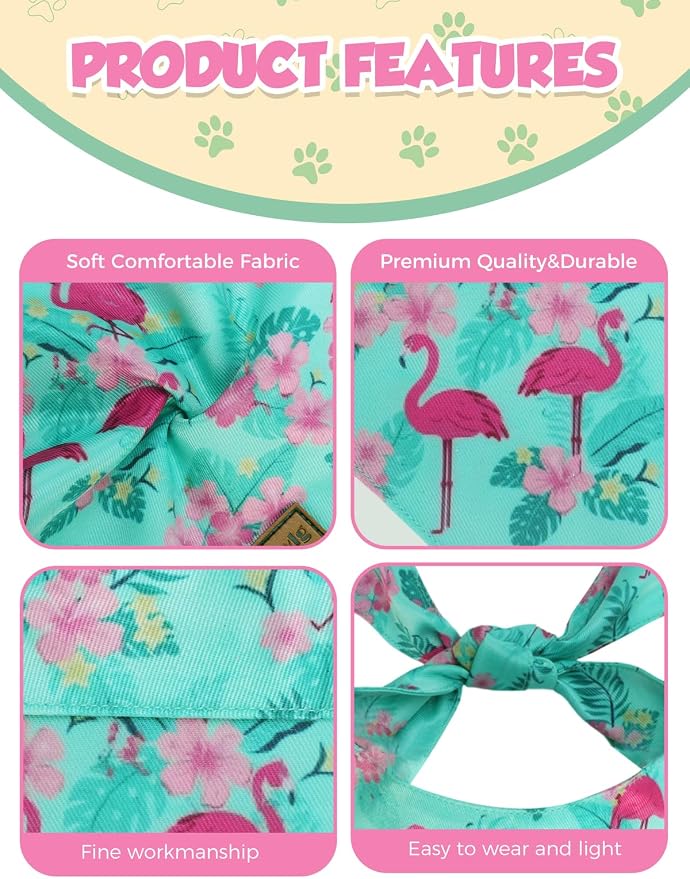 Luxury Double-Layer Dog Birthday Bandana – Handmade, Silk-Soft Polyester - Image 6