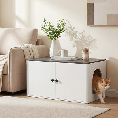 HOOBRO Cat Litter Box Enclosure, Hidden Litter Box Furniture - Image 4