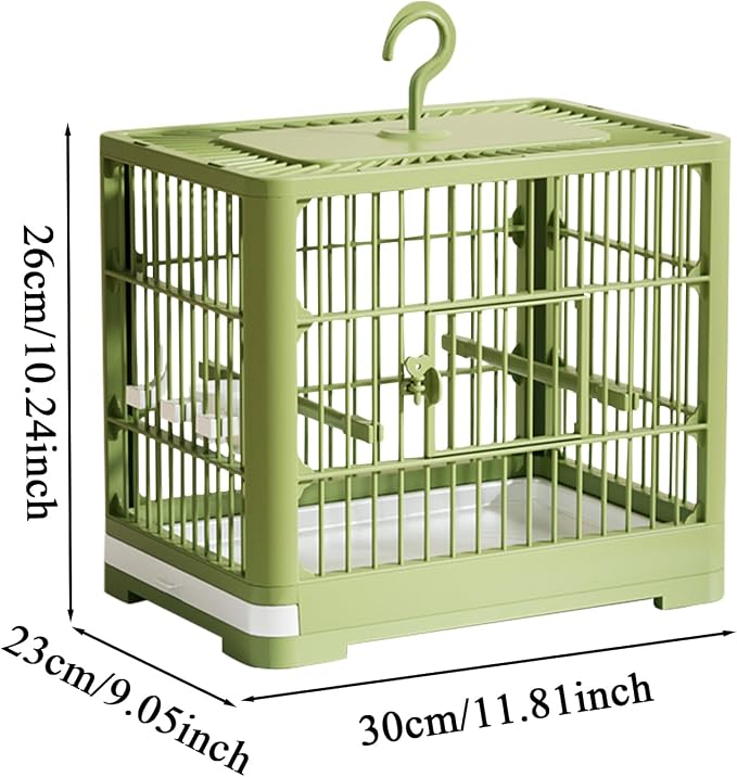 2025 New Carry Cage for Parakeet Portable 30x23x26cm Bird Travel Carrier Cage - Image 5