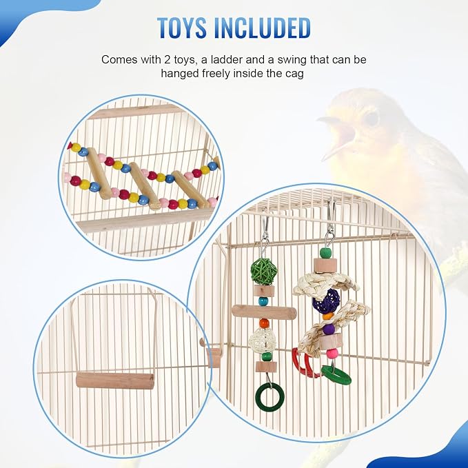 FDW 39 Inch Bird Cage Parakeet Cage - Image 5