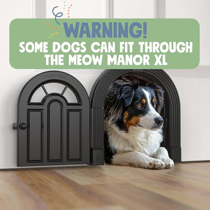 Purrfect Portal Meow Manor® XL Interior Cat Door – No-Flap Pet Door - Image 6
