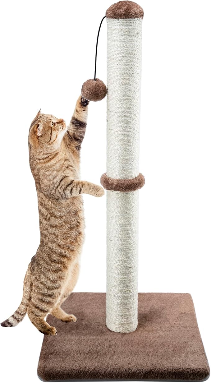 Dimaka 29" Tall Cat Scratching Post, Claw Scratcher by DIMAKA