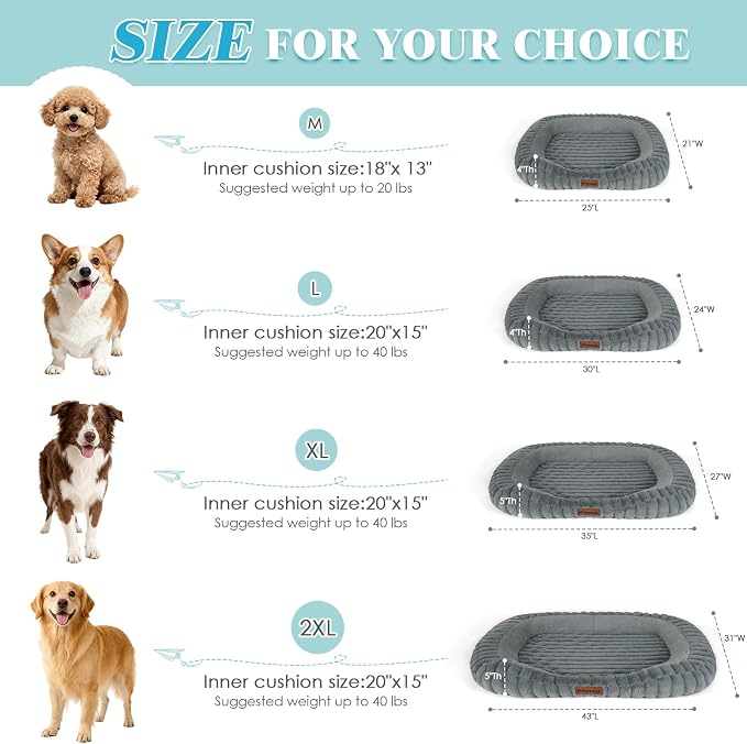 Orthopedic Dog Bed for Small Medium Dogs & Cats - Image 8