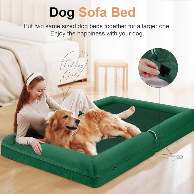 Large Dog Bed Orthopedic Washable: Beds Bolster XXL Bed Big XLarge Dogs Egg - Image 3