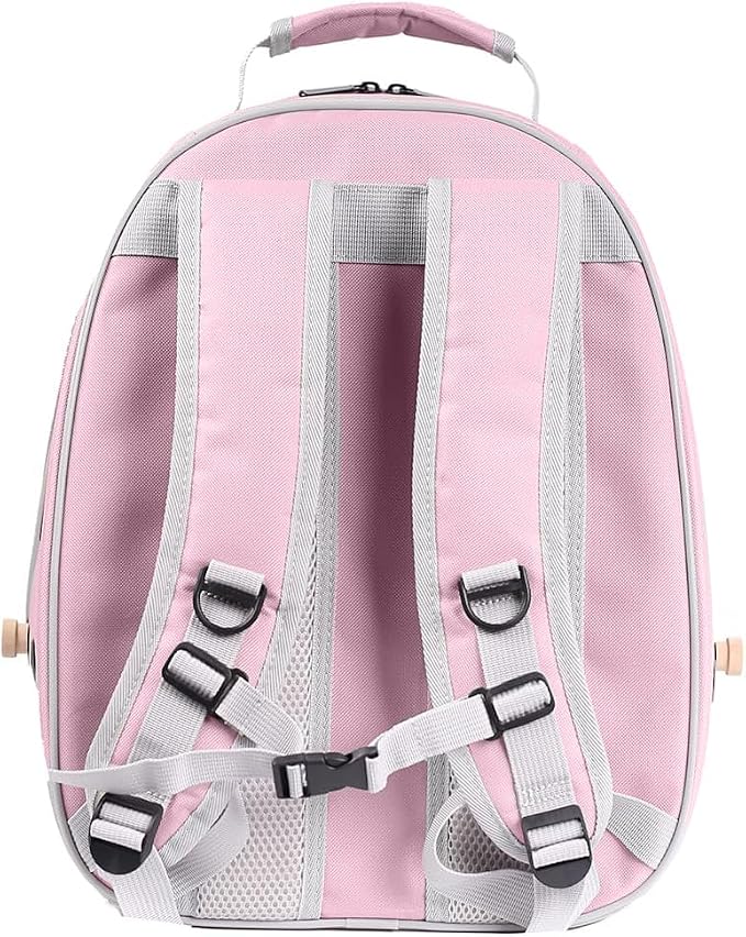 Bird Travel Backpack Carrier, Space Capsule Astronaut Liked Vet Carry Book Bag - Image 5
