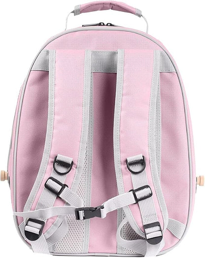 Bird Travel Backpack Carrier, Space Capsule Astronaut Liked Vet Carry Book Bag - Image 5