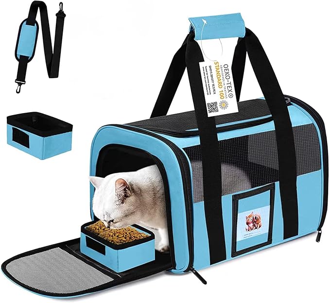 Extra Large Pet Carrier 20 lbs+, Soft Sided Cat Carriers by SECLATO