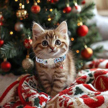 2 Pack Christmas Cat Collars - Image 6