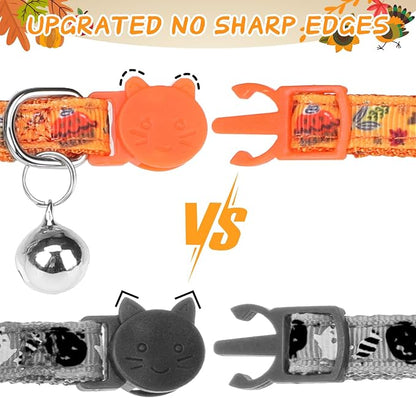 SCENEREAL Thanksgiving Cat Collar Breakaway, 3 Pack Kitten Collars - Image 5