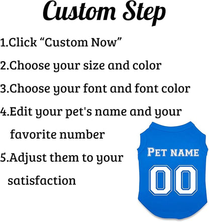 Customized Dog Jersey Shirt, Breathable Doggy Football Tee, Lightweight - Image 2