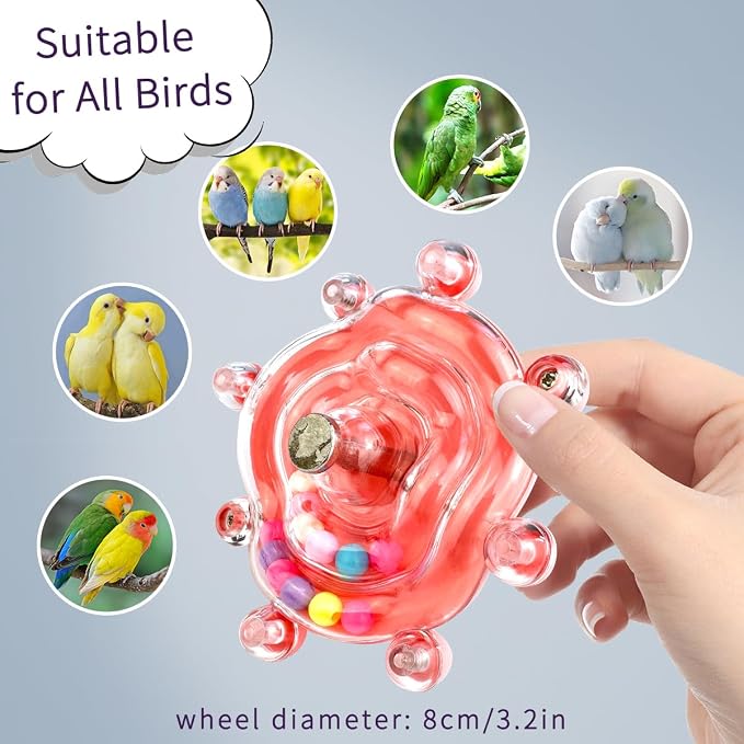Lovebird Toys, Parakeet Toys for Conures, Small Bird Interactive Training - Image 5