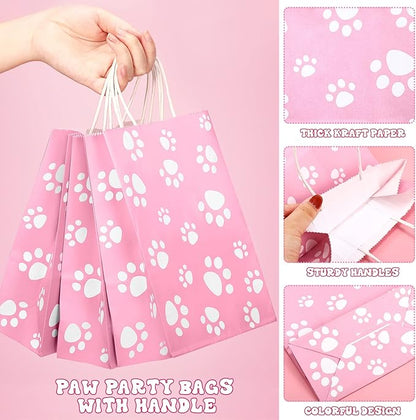 Blulu 20 Pcs Puppy Dog Paw Gift Bags - Image 3