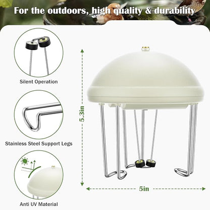 Buzzlett Bird Bath Water Circulator, Water Agitator - Image 3