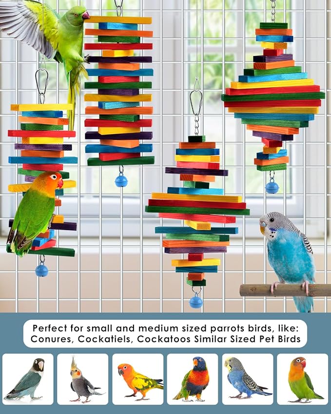 Bissap 4 PCS Bird Chew Toys - Image 7