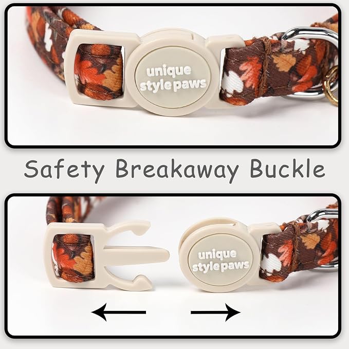 Unique style paws 2 Pack Autumn Halloween Kitten Collar Breakaway - Image 4