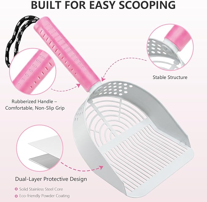 Cat Litter Scoop, Metal Scooper - Image 5