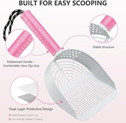 Cat Litter Scoop, Metal Scooper - Image 5