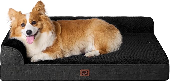 EHEYCIGA Large Dog Bed Memory Foam by EHEYCIGA