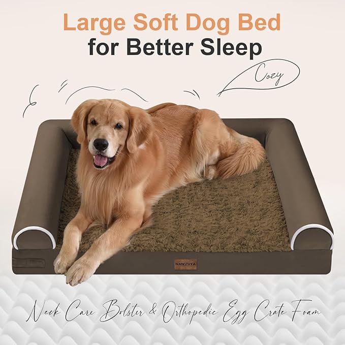 Large Dog Bed Orthopedic Washable: Beds Bolster XXL Bed Big XLarge Dogs Egg - Image 2