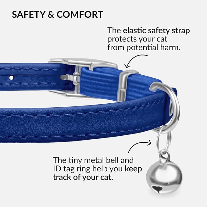 CollarDirect Leather Cat Collar, Kitten Collar - Image 3