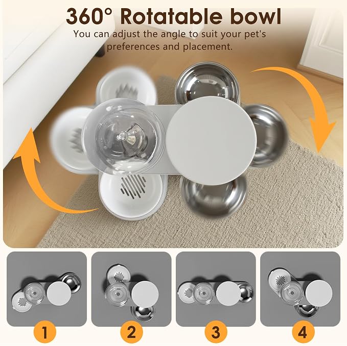 Automatic Gravity Cat Dog Feeder and Water Dispenser - Image 3