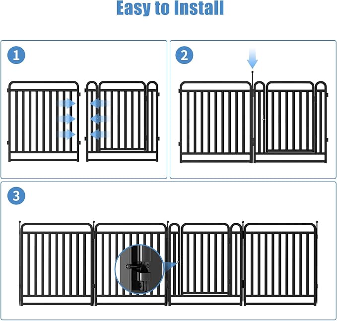 New Thickened Version Dog Playpen, 32 Inch Dog Fences - Image 7