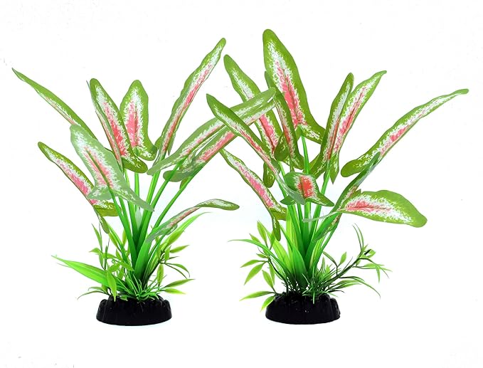 Silk Aquarium Plants for Betta Fish Tank by DVHEY