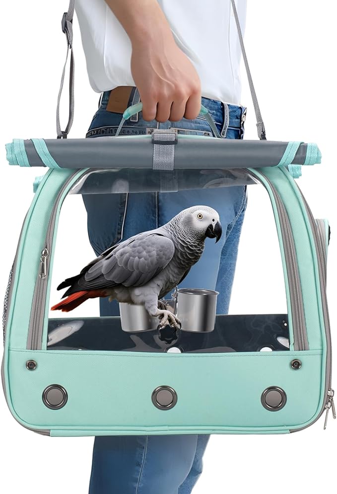 Bird Carrier Parrot Travel Cage by KREACHUR