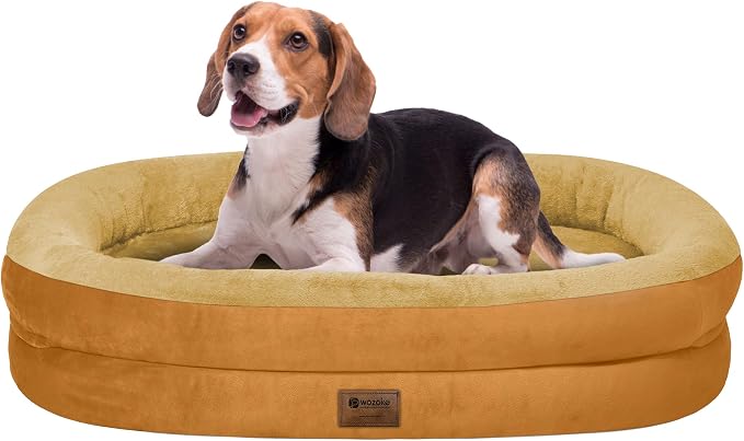 Orthopedic Waterproof Large Dog Bed: Memory Foam Washable Dog Bed by Wozoke