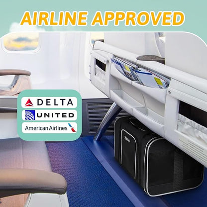 Petskd Pet Carrier 17x11x10.5 Delta American United Airline Approved, Pet - Image 2