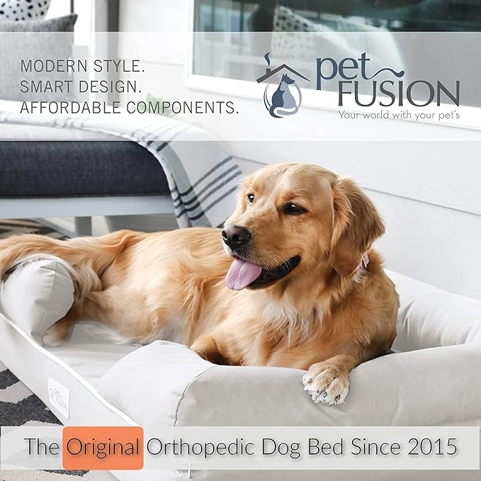 PetFusion Ultimate Dog Bed, Orthopedic Memory Foam, Medium Firmness Pillow - Image 8