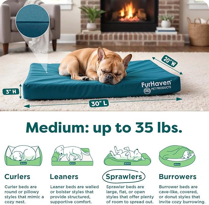 FurHaven Water-Resistant Orthopedic Dog Bed - Image 3