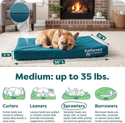 FurHaven Water-Resistant Orthopedic Dog Bed - Image 3