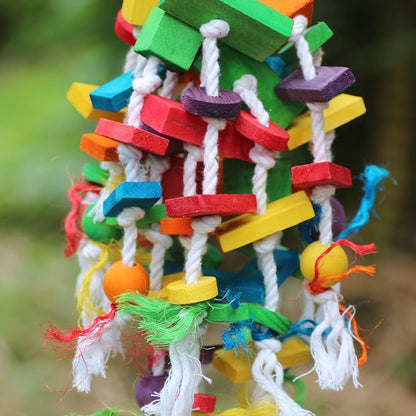 Bird Chewing Toy Large Medium Parrot Cage Bite Toys African Grey Macaws - Image 5