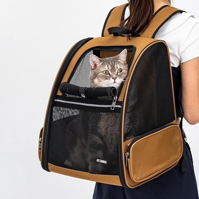 Cat Backpack，Expandable Cat Carrier Backpack, Dog Backpack Carrier and Pet - Image 6